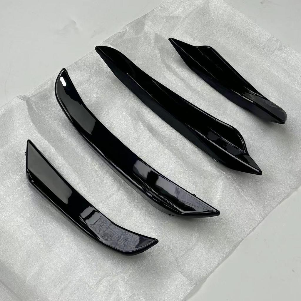 Glänzendes Schwarzes Front-Canard-Zierleisten-Karosseriekit für BMW 3er G20 G28 (2019-)