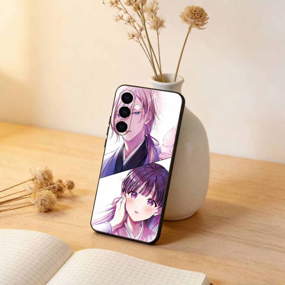 

My Happy Marriage Phone Case Black Silicone Soft For Samsung Galaxy A73,A72,A71,A70,A53,A52,A51 Samsung a32 5g