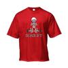 Human Skeleton Deadlift Barbell Gym Clothing Men Fitness Oversized Loose T-Shirt Mesh Quick Dry Short Sleeved Bodybuilding Shirt