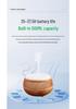Wood Grain Aroma Diffuser with Smart Timer, Seven-Color Light, and Silent Humidifier for Large Spaces