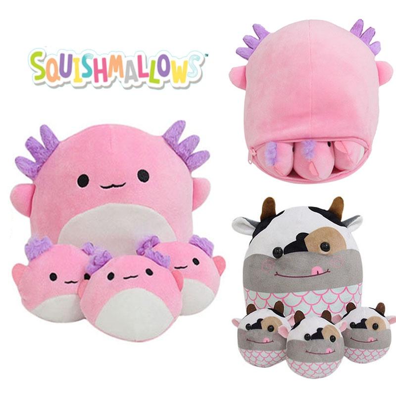 Super Soft Squishmallow Axolotl Plush Toys Stuffed Animal Doll Kids Xmas Birthday Gift