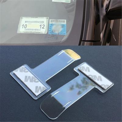 Car Parking Ticket Clip Permit Card Bill Holder Sticker For Renault Talisman Captur Espace Clio Megane Koleos Scenic 4