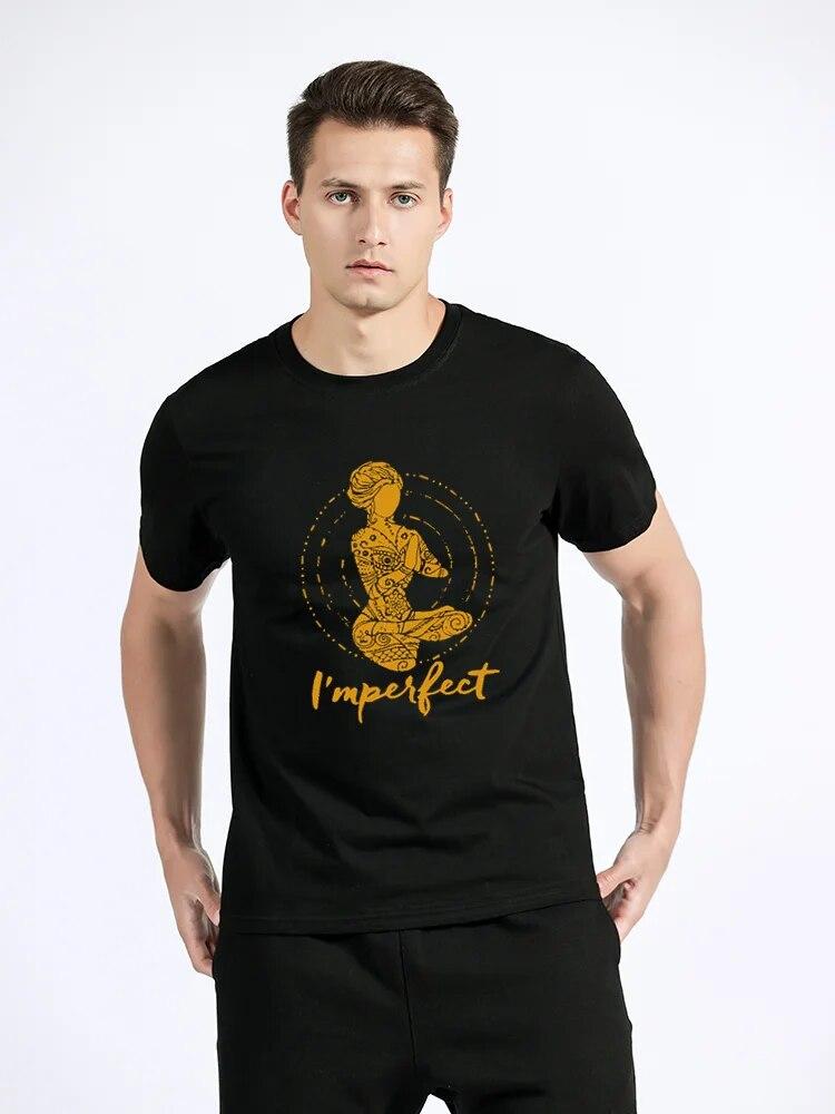 T-Shirt mit Aufdruck „I'm Perfect Yoga Girl“ aus Baumwolle, Unisex, Sommer, Damen, T-Shirt, Hip-Hop, T-Shirt, Tops, Harajuku, Streetwear, lustige T-Shirts