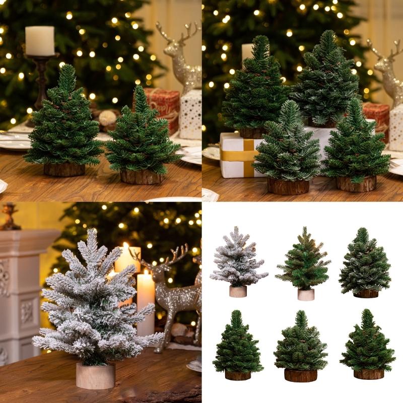 User Friendly Tabletop Christmas Tree Wood And Plastic Scandinavian Style Holiday Centerpieces For Home Or Office