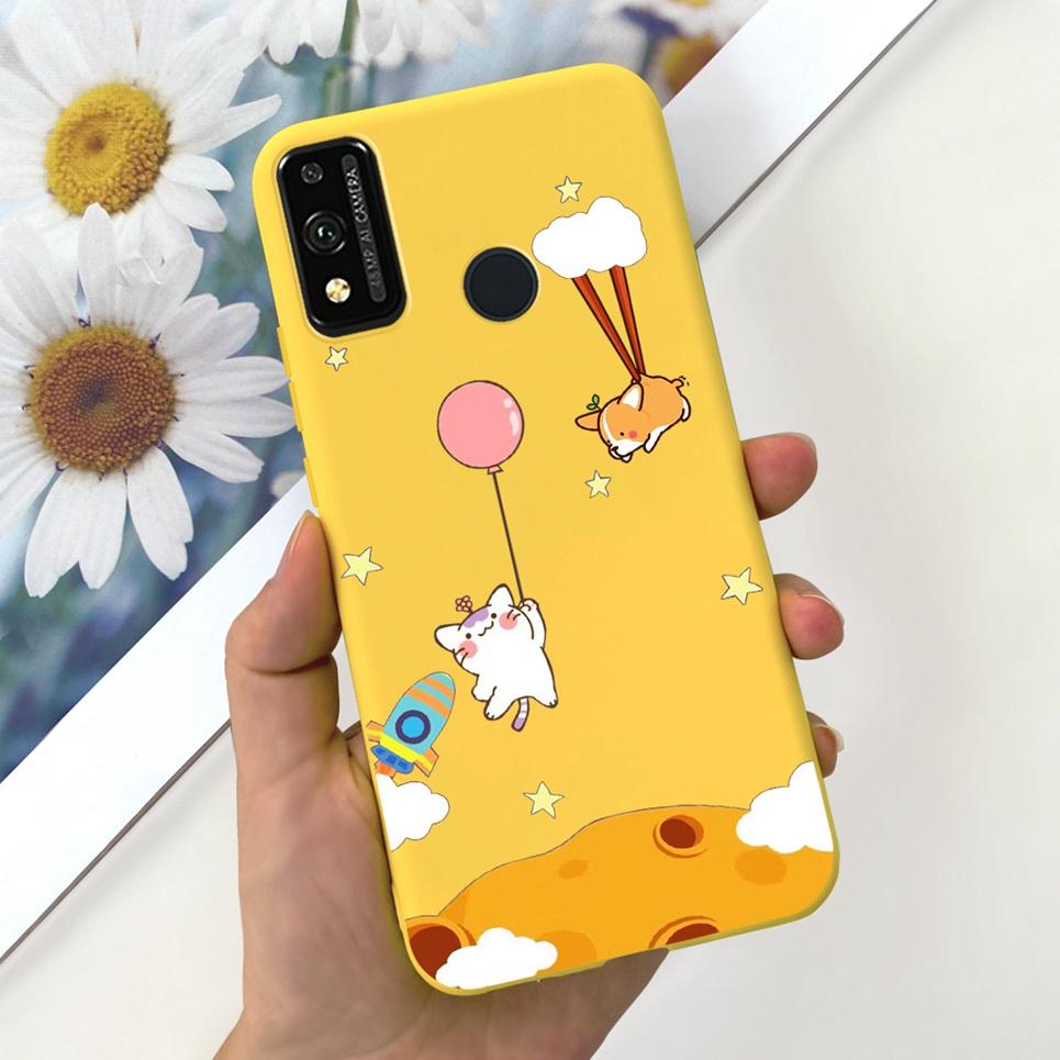 Soft Silicone Cases For Huawei Honor 9X lite Case JSN-L21 JSN-L22 JSN-L23 Coque Fundas Luxury Design Pattern Soft Silicone Etui
