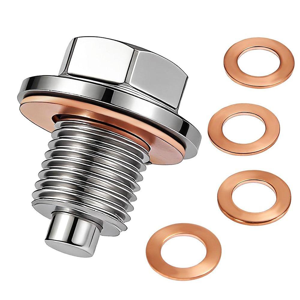 M12 M14 M16 M18 M20 Magnetic Oil Pan Plug Sump Drain Nut Bolt Automotive Maintenance