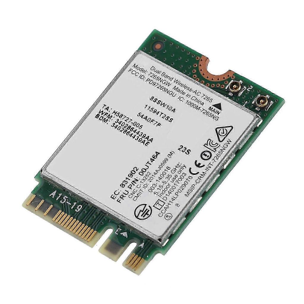 2025 Intel Dual Band Wireless AC 7265 Network Card Bluetooth 4.0, 867M WiFi Adapter for Laptop PC Upgrade, High Speed Stable Connection