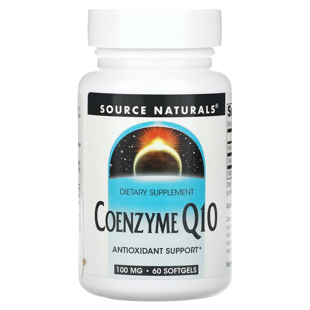

Source Naturals Coenzyme Q10 100 mg 60 Softgels 60 pcs - 1 ea