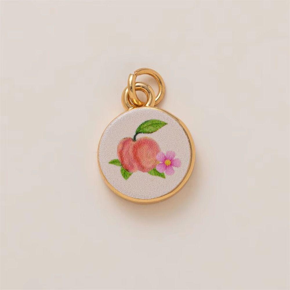 Flower Series Necklace Pendant Colorful Hand-Drawn Necklace Making Connector  Charms Making