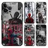 Marvel Creativity Deadpool Funda Phone Cover Phone Case for Apple iPhone XR XS MAX 14 12 13 11 17 Pro Max 15 Pro 7 8 16 Air