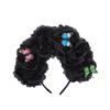Flower Crown Headband Halloween Costume Accessory Day of the Dead Headpiece
