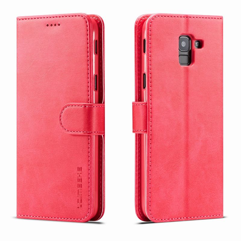 Phone Case For Samsung Galaxy J6 Plus Case Flip Wallet Magnetic