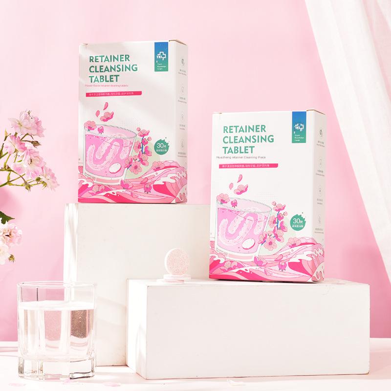 Cross-Border Jacqueline Cherry Orthodontic Cleaning Tablets for Braces & Retainers