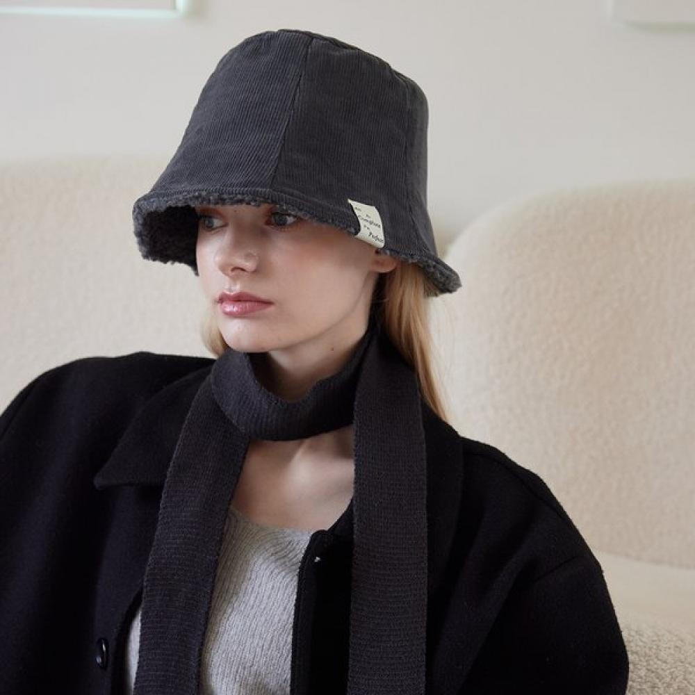 Allincomplete Teddy Reversible Bucket Hat  3 Colors 