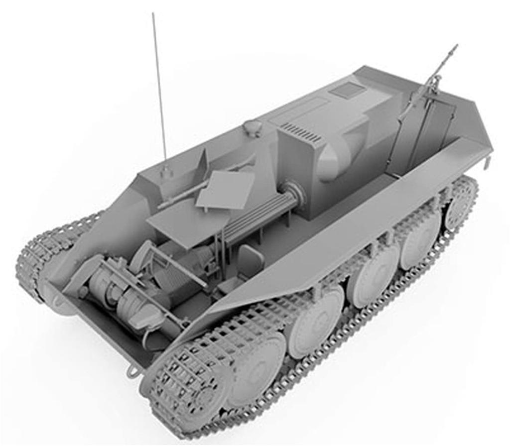 Thunder Model German Army Armored Personnel Carrier Ketchen 1945 Tank Body Plastic Model TB35104 1/35 38(t)