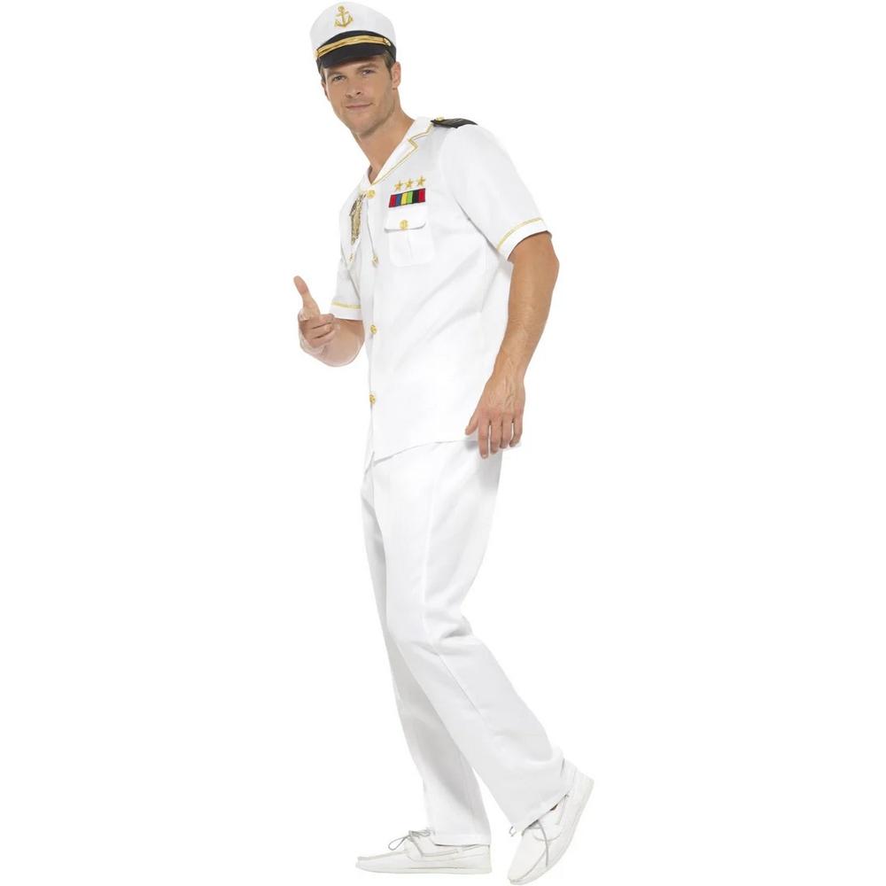 Smiffys Mens Captain Costume Set