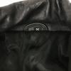 Sheep Leather Jacket Coat Outerwear/Men’s Size M/Black/Quilted Lining, Brand Unknown(USED)