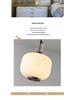Modern Asian-Inspired Striped Glass Pendant Light for Restaurants and Bars