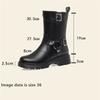 Fashion AIYUQI Women Snow Boots Winter 2025 New Genuine Leather Boots Ladies Natural Wool Warm Large Size Non Slip Mom Boots Women