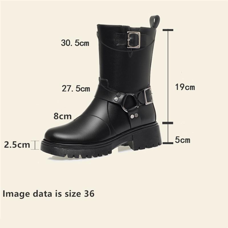 Fashion AIYUQI Women Snow Boots Winter 2025 New Genuine Leather Boots Ladies Natural Wool Warm Large Size Non Slip Mom Boots Women