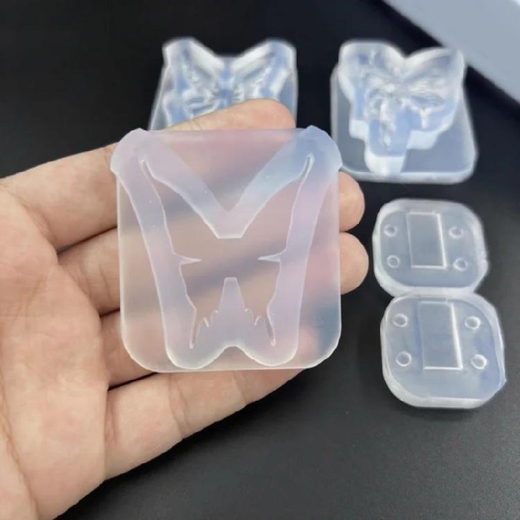 Portable Butterfly Shaped Silicone Mold For Professional Nail Artists And Jewelry Makers Anti Tear Material