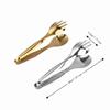 2 PCS Stainless Steel Serving Tongs Gold Silver Buffet Tongs Durable Salad Tongs  Home Kitchen