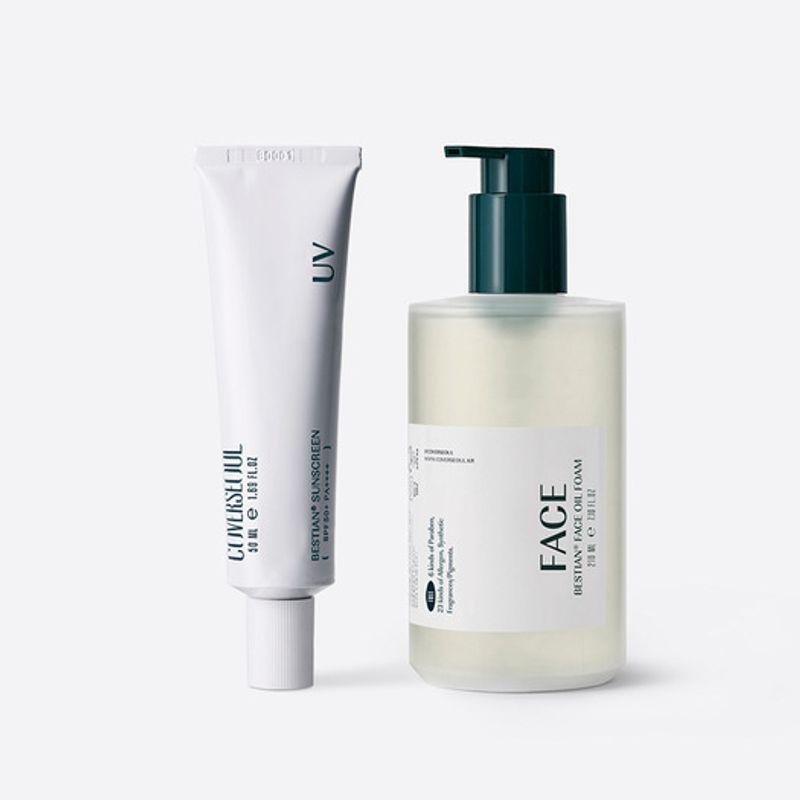 COVERSEOUL Healthy Skin Set (Sunscreen + Oil Foam)