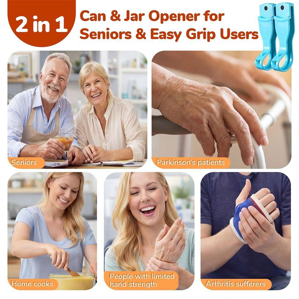 Built-in Magnets Mason Jar Opener Hook Design Vacuum Seal Remover  Daily Household Kitchen Opening
