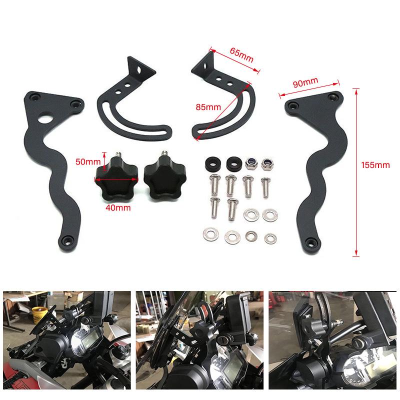 For BMW R1200GS Adventure R1250GS Parts Windshield Support Holder Windscreen Strengthen Bracket GS1200 R1200 GS LC/ADV 2014-2018