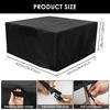 Pizza Oven Waterproof And Dust Cover 420d Oxford Cloth Double Snap Drawstring Oven Cover Buckle Strap Tight Fitting For Outdoor