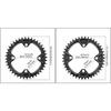 Mountainbike 40T/42T Fahrrad Kurbelgarnitur Zahn 104BCD Kettenblatt Ersatz Fahrrad Kurbel Narrow Wide Kettenblatt Rad