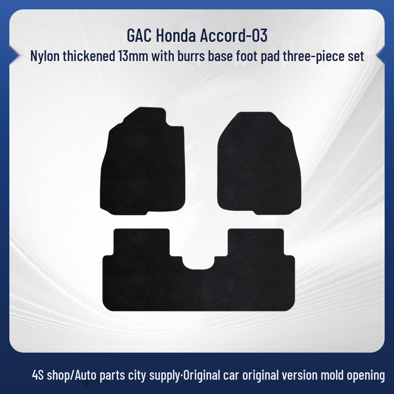 Durable Nylon Floor Mats for 2003 GAC Honda Accord, Wear-Resistant and Flexible
