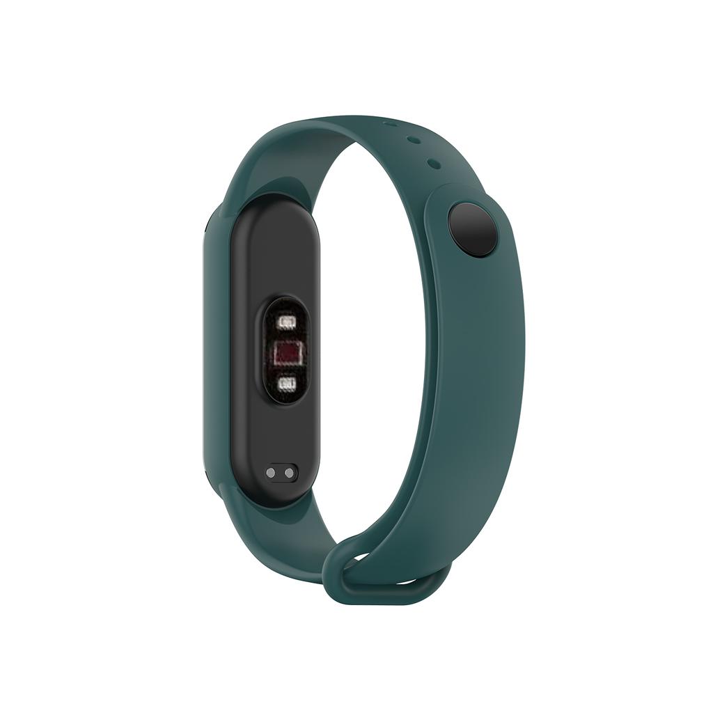 Glossy Silicone Watch Strap Replacement Watchband for Xiaomi Mi Band 5/6/7