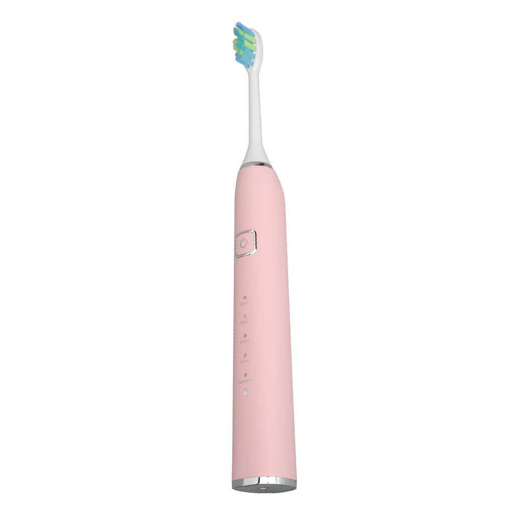 Electric Tooth Brush 5 Modes IPX7 Waterproof Charging Base 1200mAh Smart Toothbrush with Brushhead