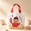 Cartoon Canvas Gift Bag for Birthdays, Festivals, Souvenirs, and Outings – Eco-friendly & Durable