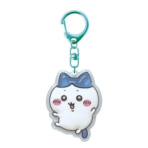 K Company Chiikawa Puffy Keychain, Hachiware (Hachiware) CKW-PU-HW, H5.4 X W4.8 X D1cm