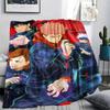 Jujutsu Kaisen Colorful Art Blanket, Soft Throw for Sofa Bed, Ideal Gift for Anime Collectors.chl