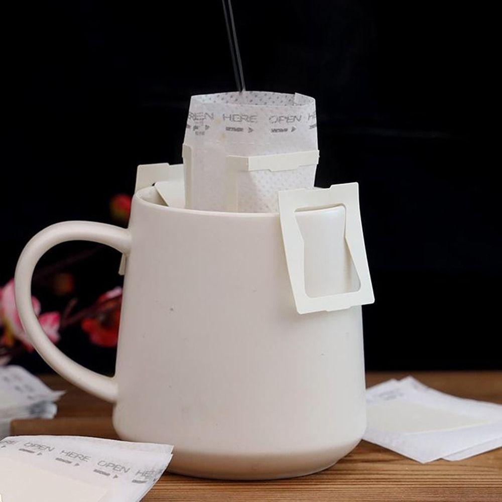 50Pcs Single Serve Coffee Filter Paper Bag Non-woven Fabric Disposable Coffee Fliter Bag Office