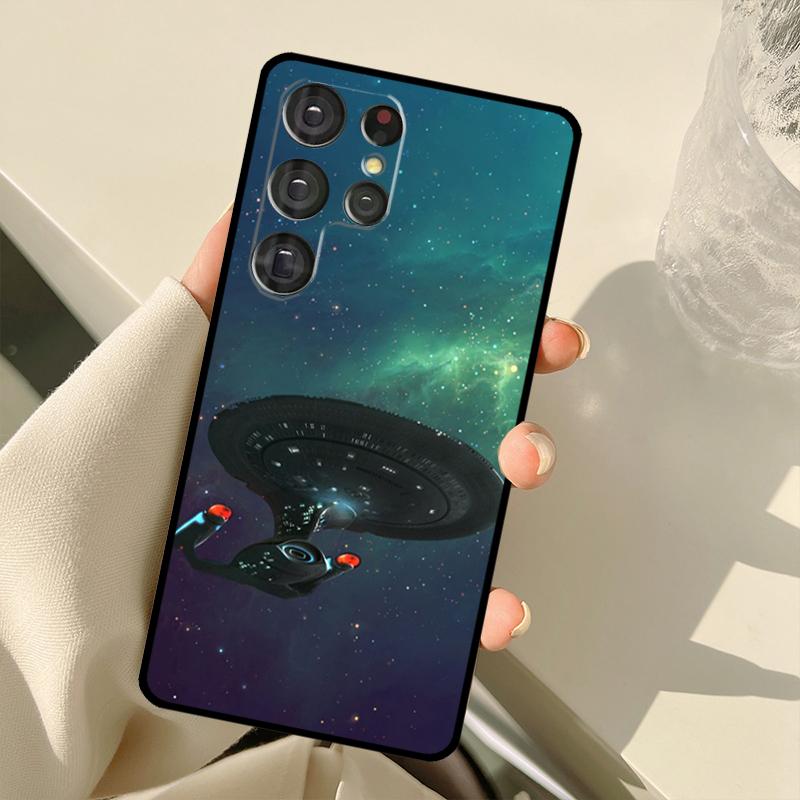 Space Ship Art Case For Samsung Galaxy S25 Ultra S21 S22 S23 S24 Ultra S9 S10 Plus S20 FE S25 FE Back Cover
