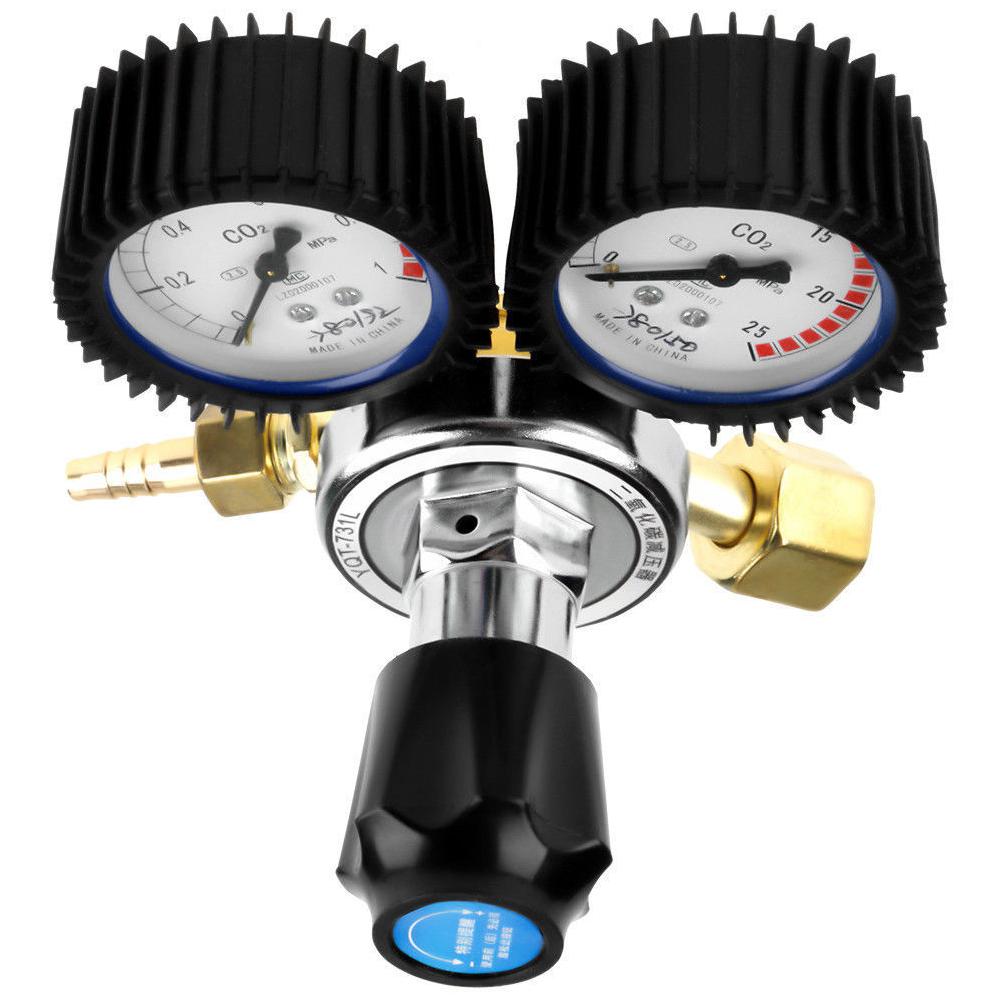 Carbon Dioxide CO2 Argon Regulators CO2 Gas Bottle Regulator Flowmeter Welding Weld Gauge Pressure Reducer Valves