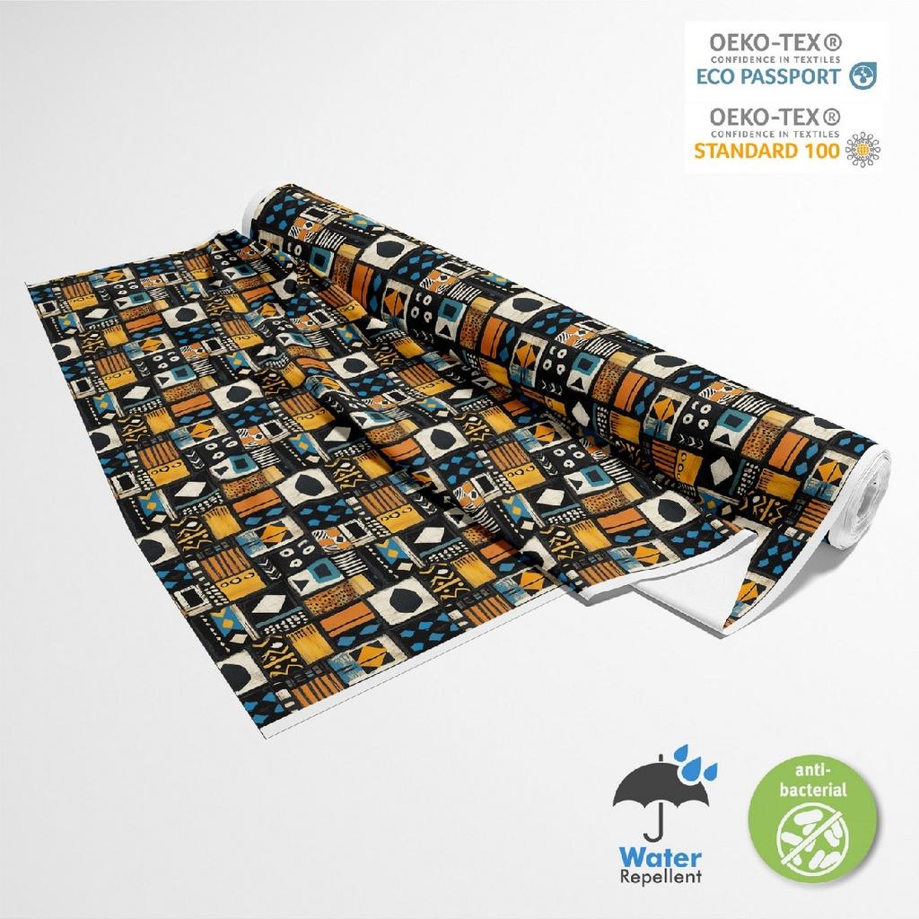 Outdoor Dekostoffe Oxford - Motiv Afrikanisch | Dx18003
