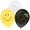 Balloons - Smiley - Emoji - 27.5 Cm - 6 Pieces - Latex/rubber