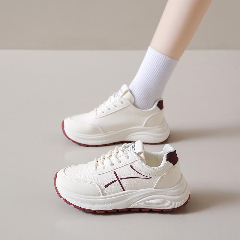 Ins Korean Version of the New Dad Shoes for Women 2025 Autumn Student Sports Running Shoes Casual Shoes Platform Height Increase HB950