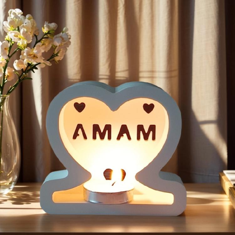 Heart Silicone Candle Holder Molds Epoxy Resin Molds for Tealight Holder Home Decoration Mothers Day Silicone Mould