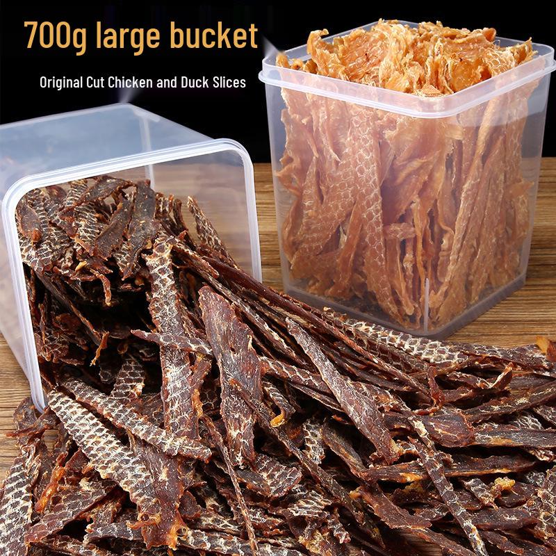 Chicken & Duck Jerky Dental Chews for Puppy Training - Small Breed Dogs & Cats