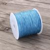 100M X 0.8mm Nylon Chinese Knot Cord Rattail Macrame Shamballa Thread String Sky Blue