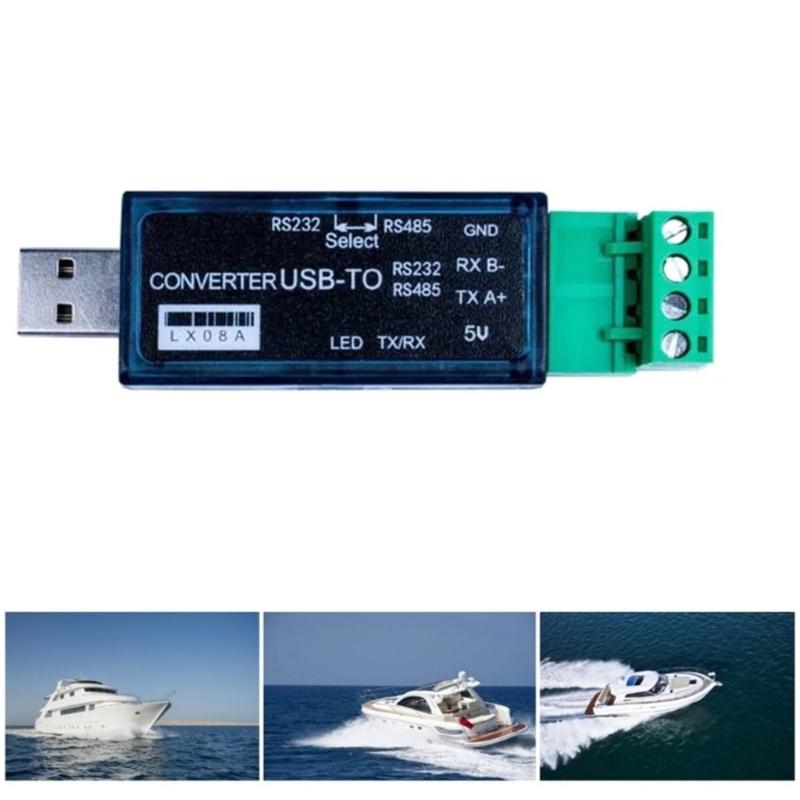 High Speed USB RS485 RS232 Converter Support 115200bps Baud Rate Industrial Grade USB To Serial Converter for Automation