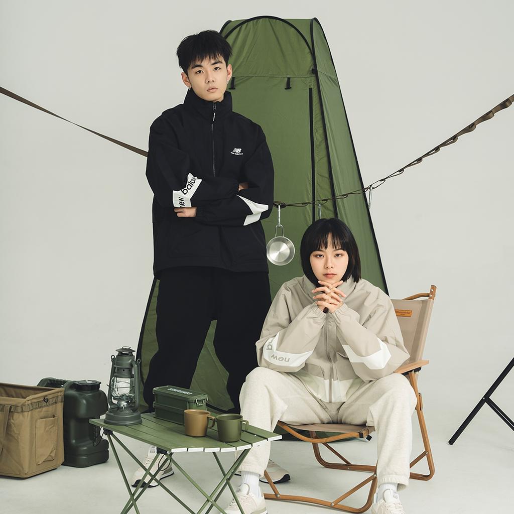 New Balance Lifestyle Jacket Asia Sizing 'Beige White' Unisex 5AD12103-LBE