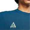Nike T Shirts Men's Blue Crew Neck Moderate Straight Fit BQ7343-474