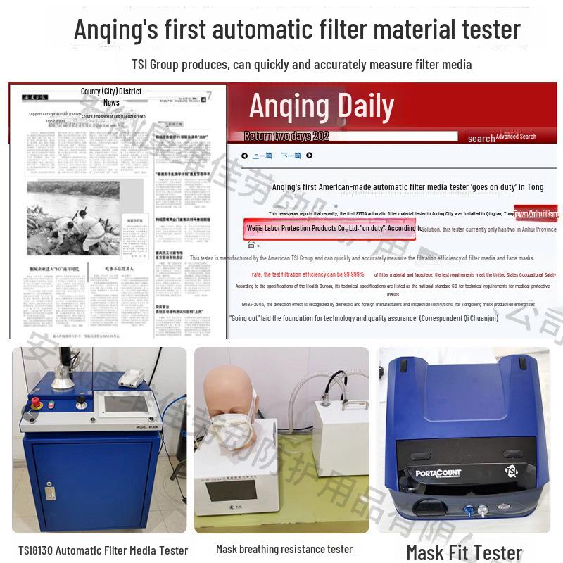 Individually Packaged White KN95 Adult Protective Masks, Multi-Layer Design